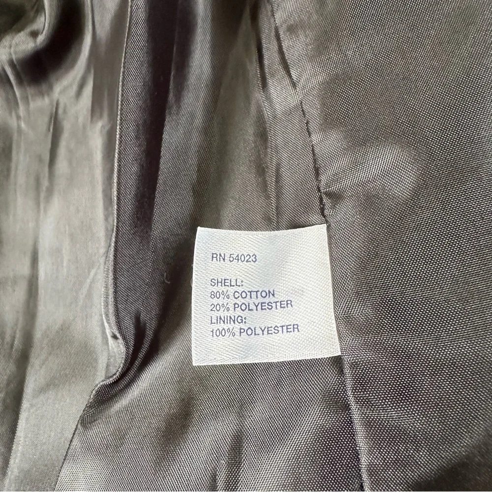 Gap men’s large tweed blazer, two button front‎ gray herringbone pattern,